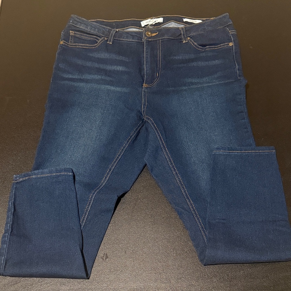 Dark Blue Denim Jeans